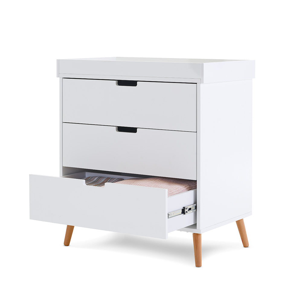 Obaby Maya Changing Unit - White with Natural