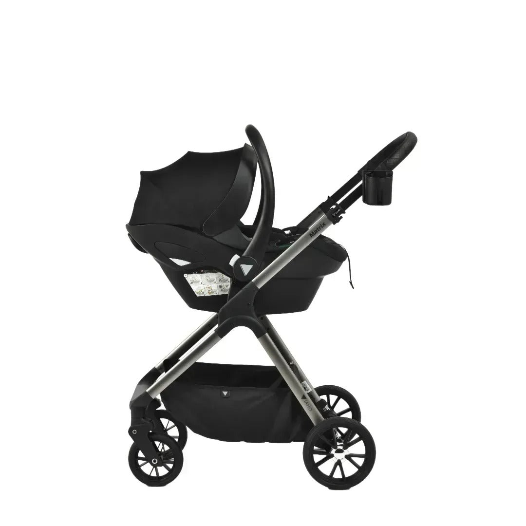 Viano Matrix 3 in 1 Travel System with Isofix Base - Charcoal