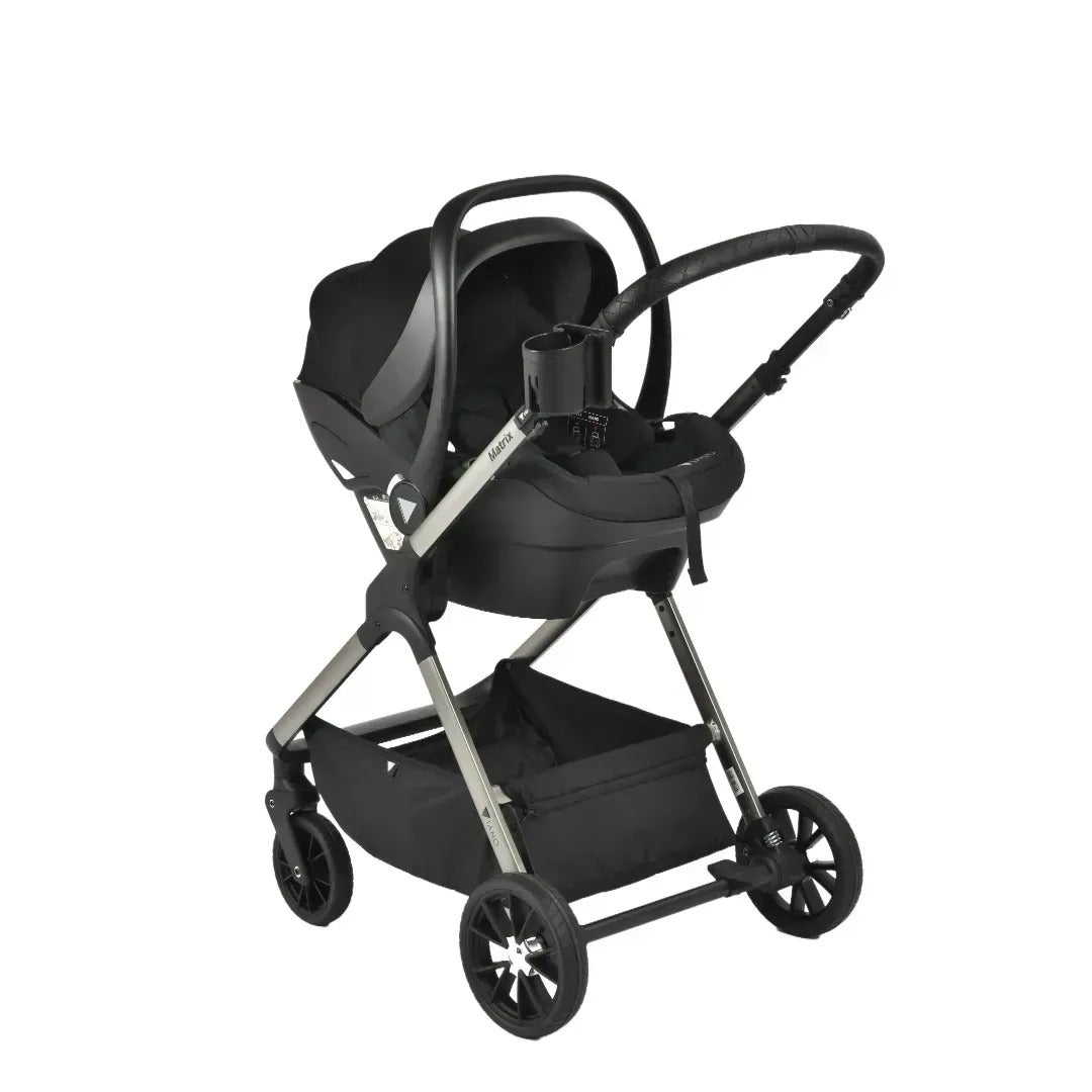 Viano Matrix 3 in 1 Travel System with Isofix Base - Charcoal