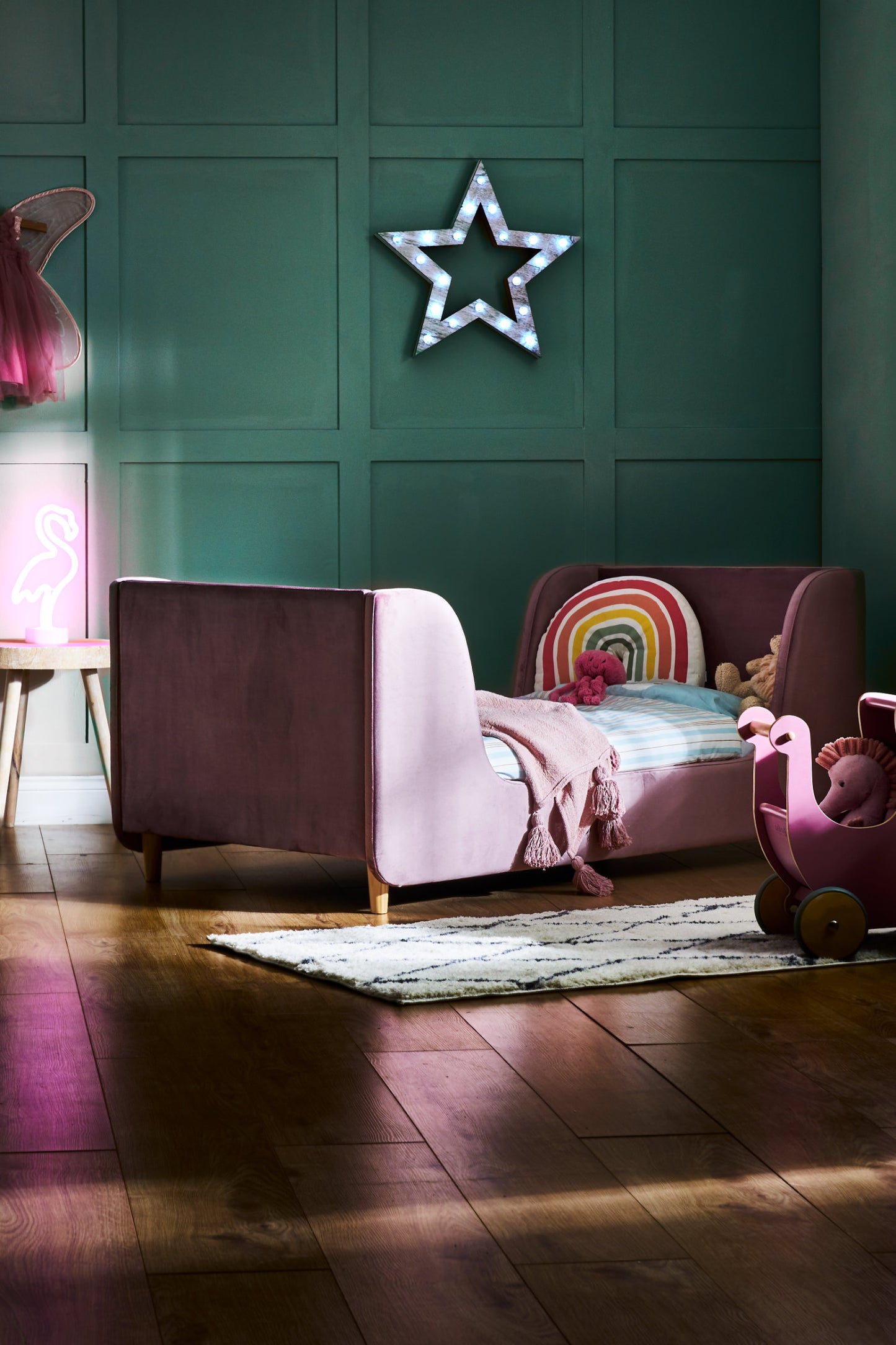 Obaby Lumi Toddler Bed - Pink