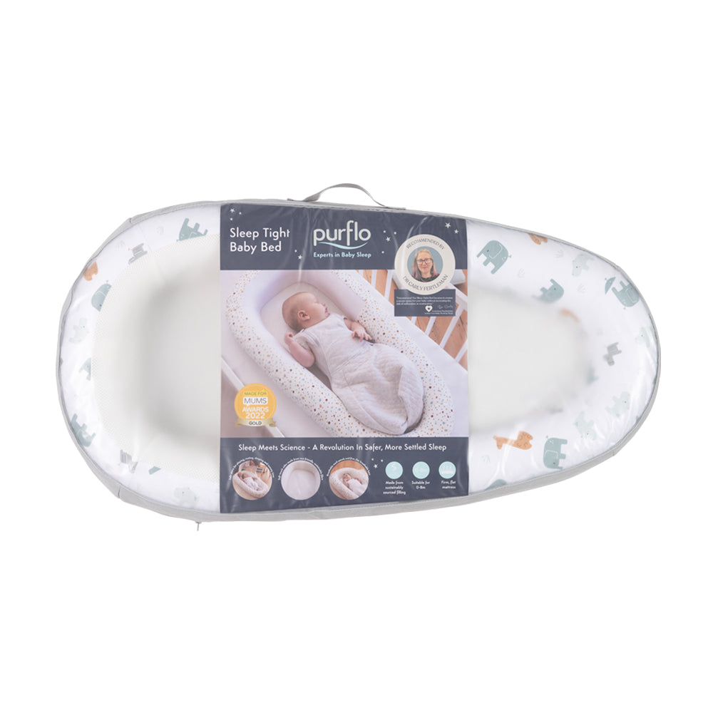 Purflo Sleep Tight Baby Bed – Animal Safari