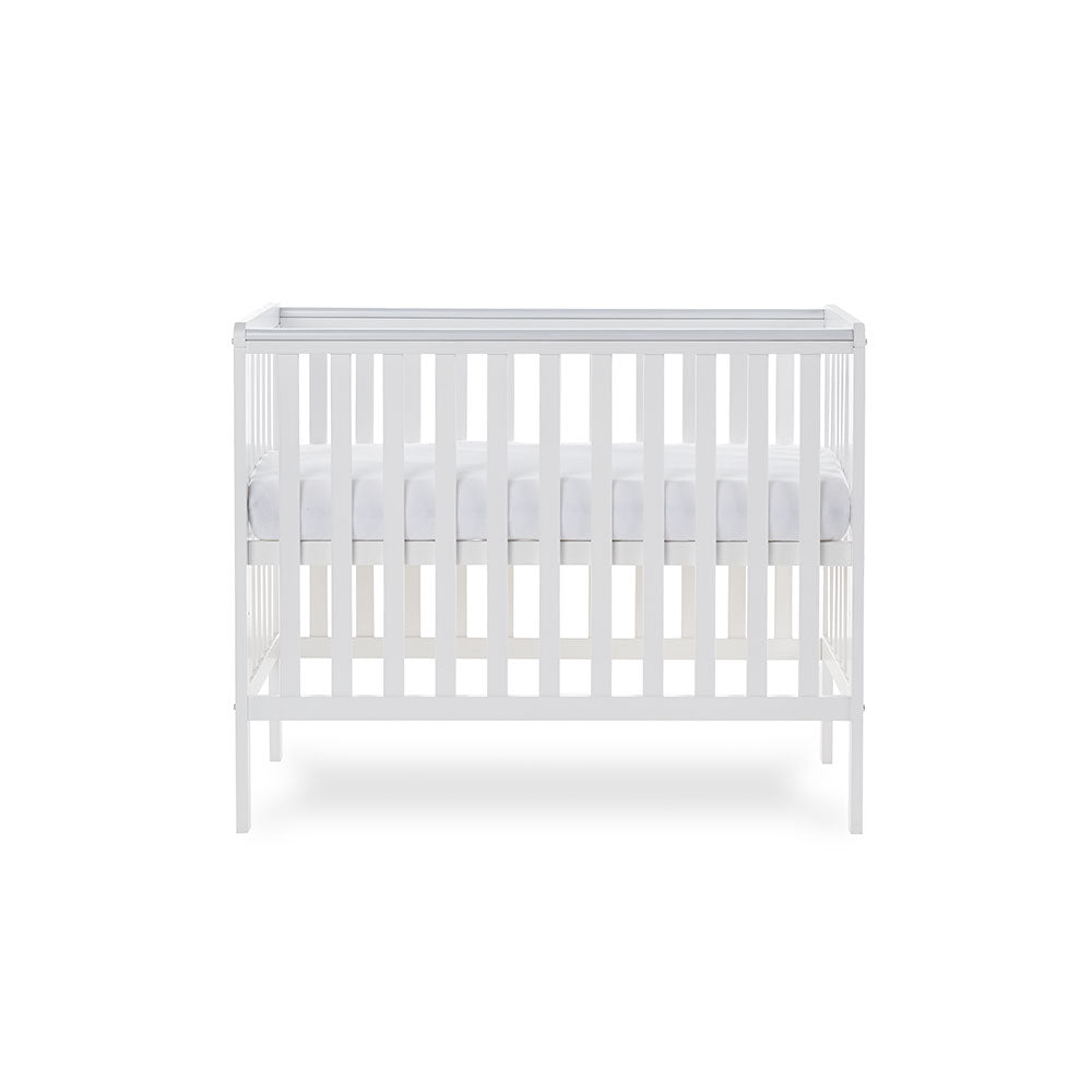 Obaby Bantam Space Saver Cot - White