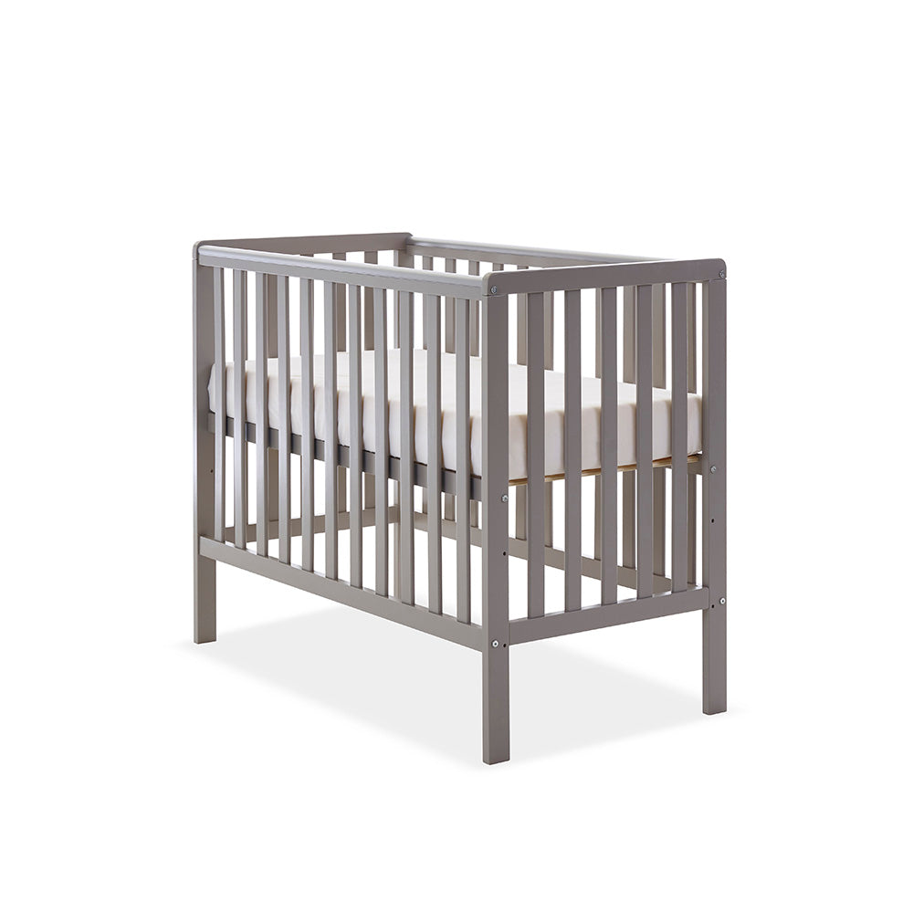 Obaby Bantam Space Saver Cot - Taupe Grey