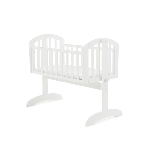 Obaby Sophie Swinging Crib + Foam Mattress - White