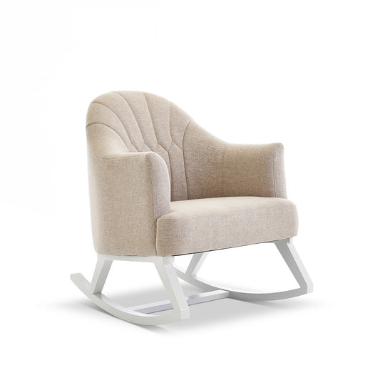 Obaby Round Back Rocking Chair - Oatmeal