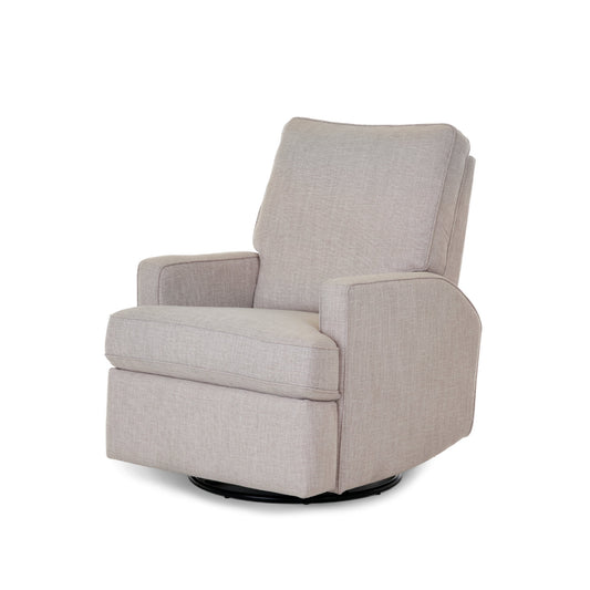 Obaby Madison Swivel Glider Recliner Chair - Oatmeal