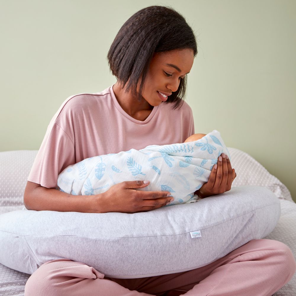 Purflo Breathe Pregnancy Pillow – Minimal Grey