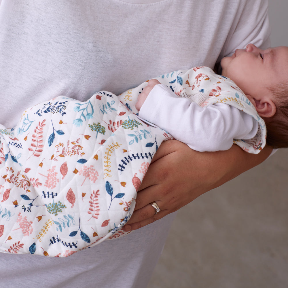 Purflo Swaddle to Sleep Bag 2.5 TOG 0-4M All seasons – Botantical