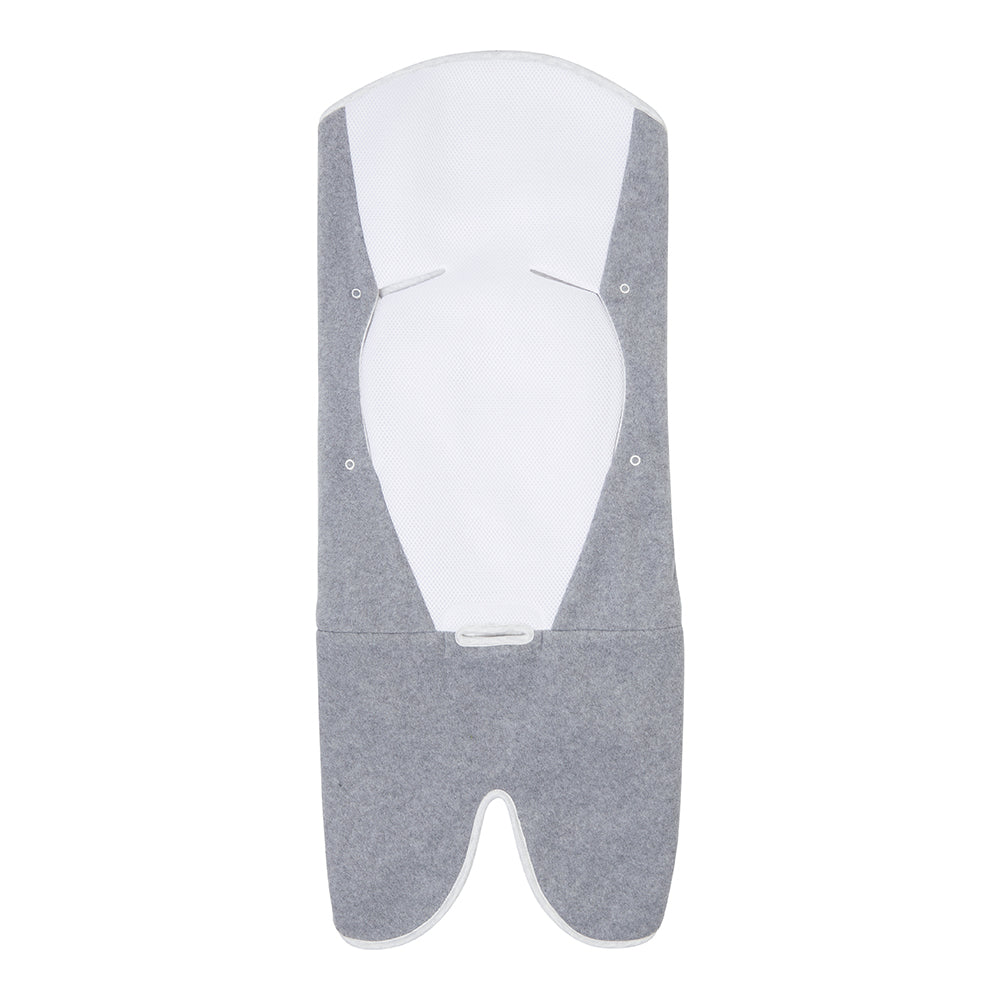 Purflo Cosy Wrap Travel Blanket 0-9M – Minimal Grey