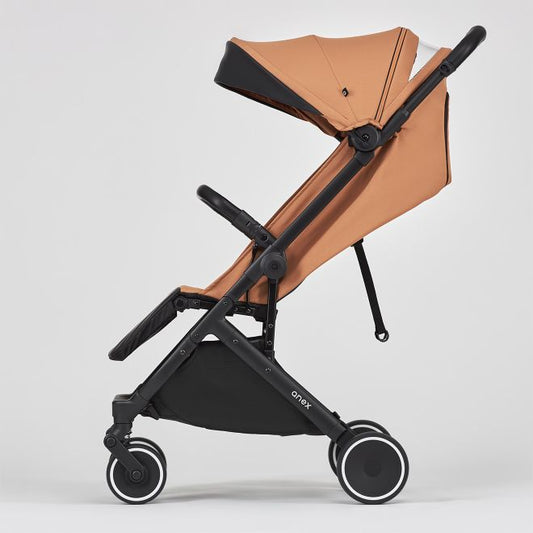 Anex Air-X Premium Compact Stroller with Carry Bag - Toffee