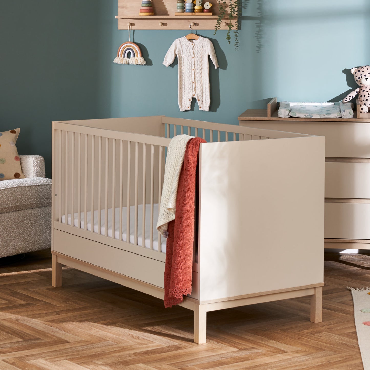 Obaby Astrid Mini Cot Bed - Satin