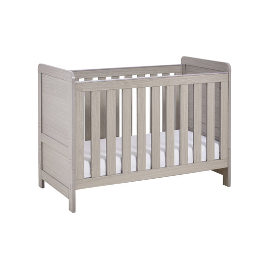 Babymore Caro Cot Bed - Grey Wash