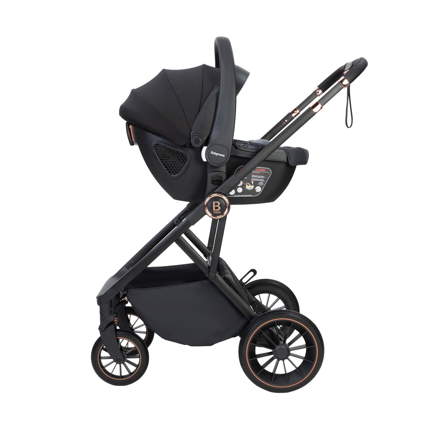 Babymore Chia Travel System Coco with Base - Midnight Blue