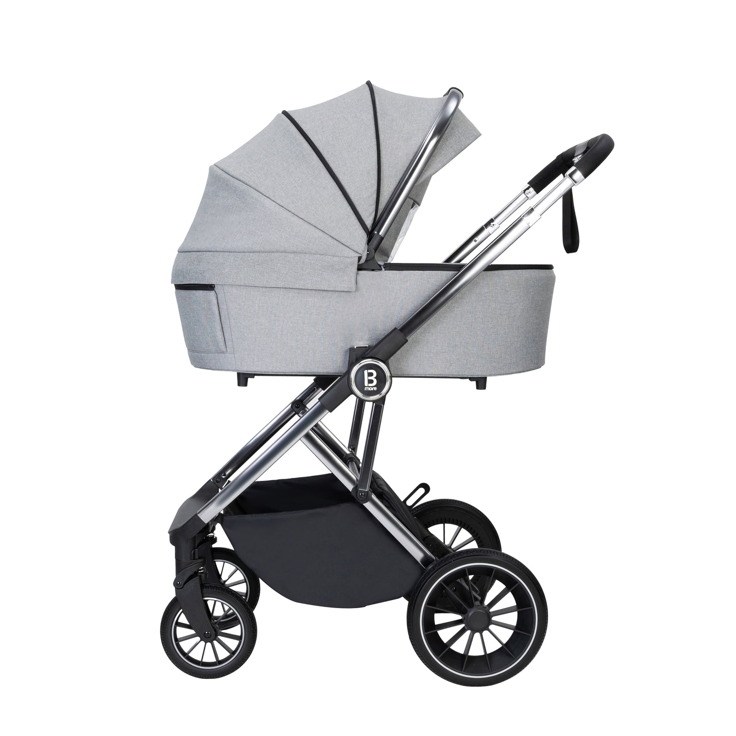 Babymore Chia Travel System Coco with Base - Pearl Grey