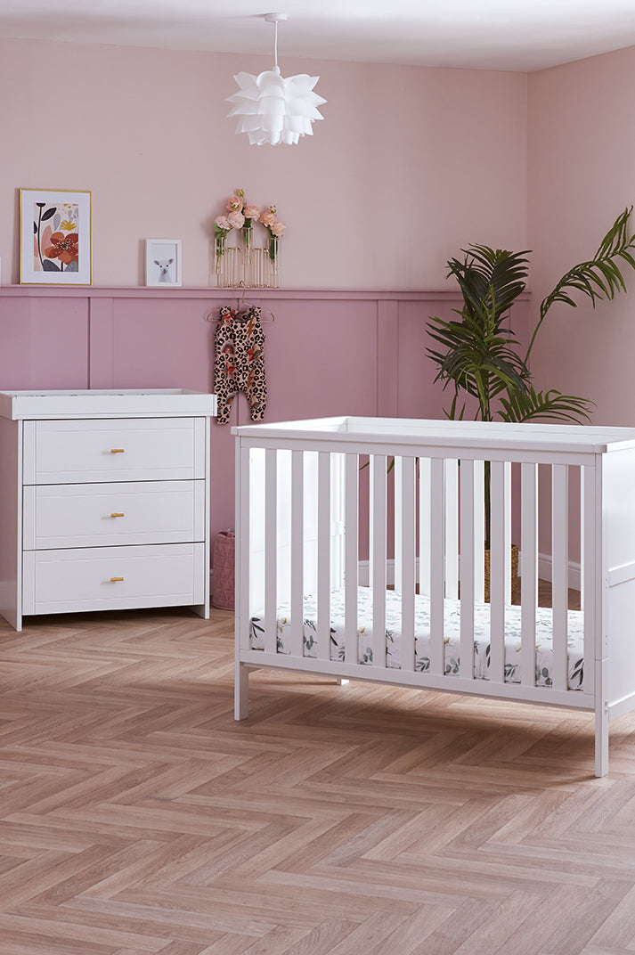 Obaby Evie Mini 2 Piece Room Set - White