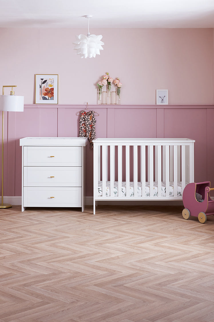 Obaby Evie Mini 2 Piece Room Set - White