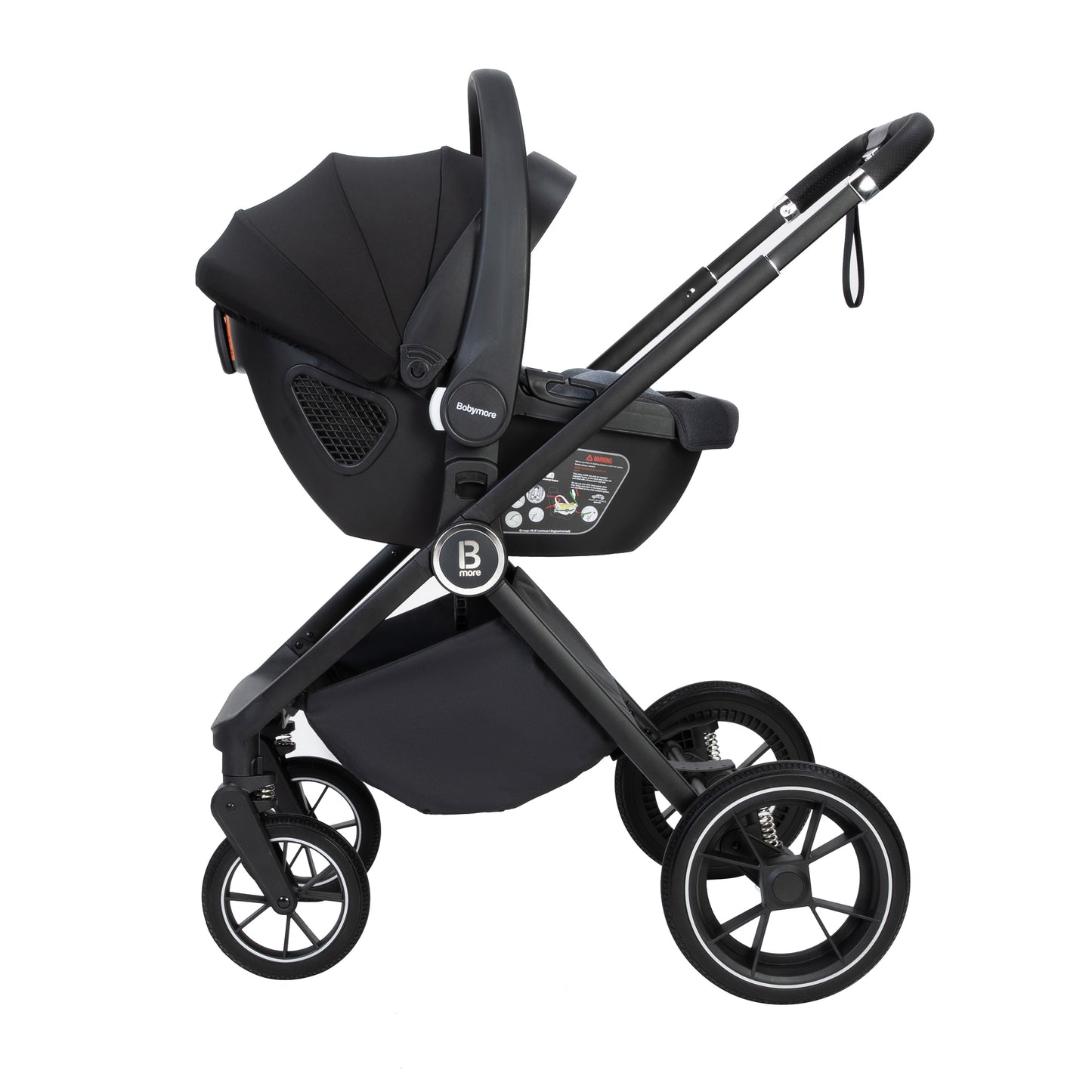 Babymore Kai Travel System Coco with Base - Forest Grey