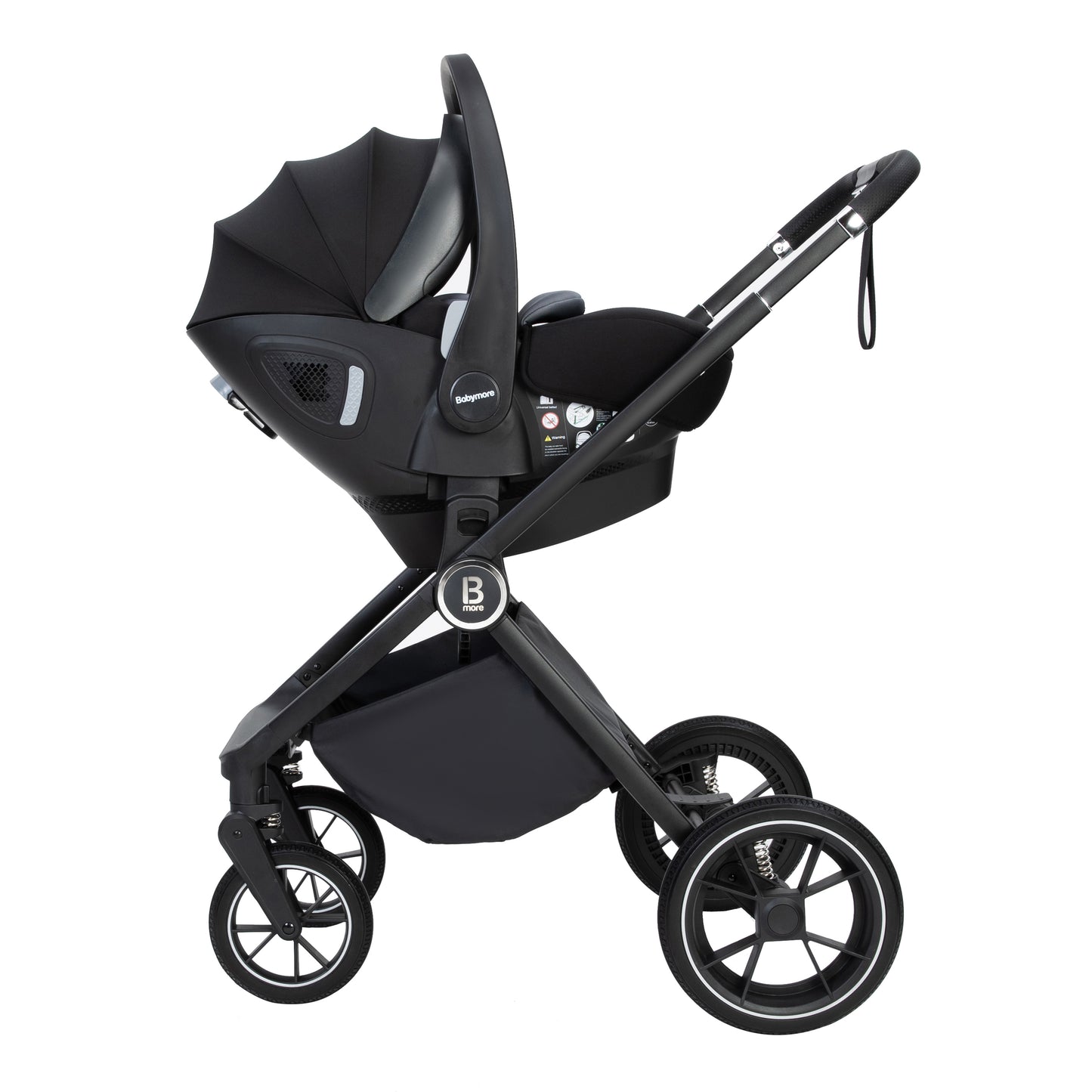 Babymore Kai Travel System Pecan with Base - Forest Grey