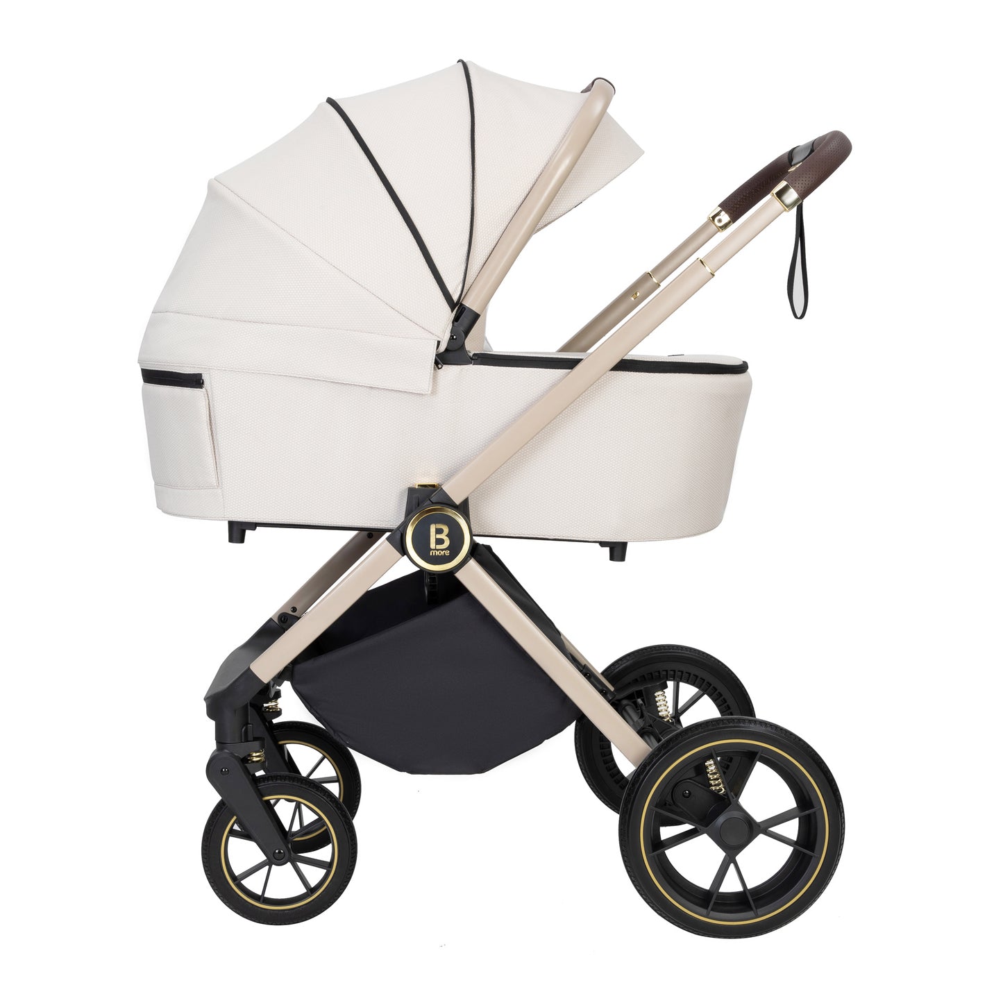 Babymore Kai Travel System Pecan with Base - Sandstone