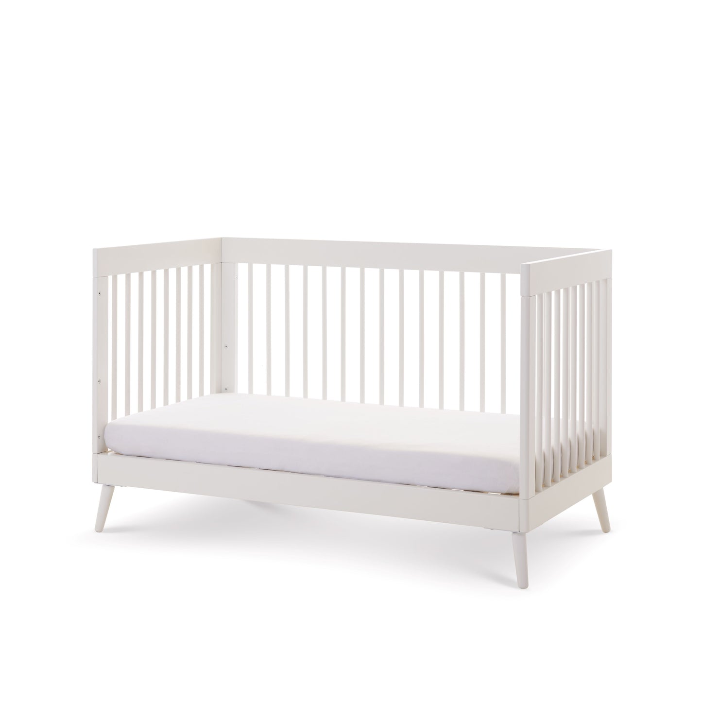 Obaby Maya Cot Bed - Nordic White