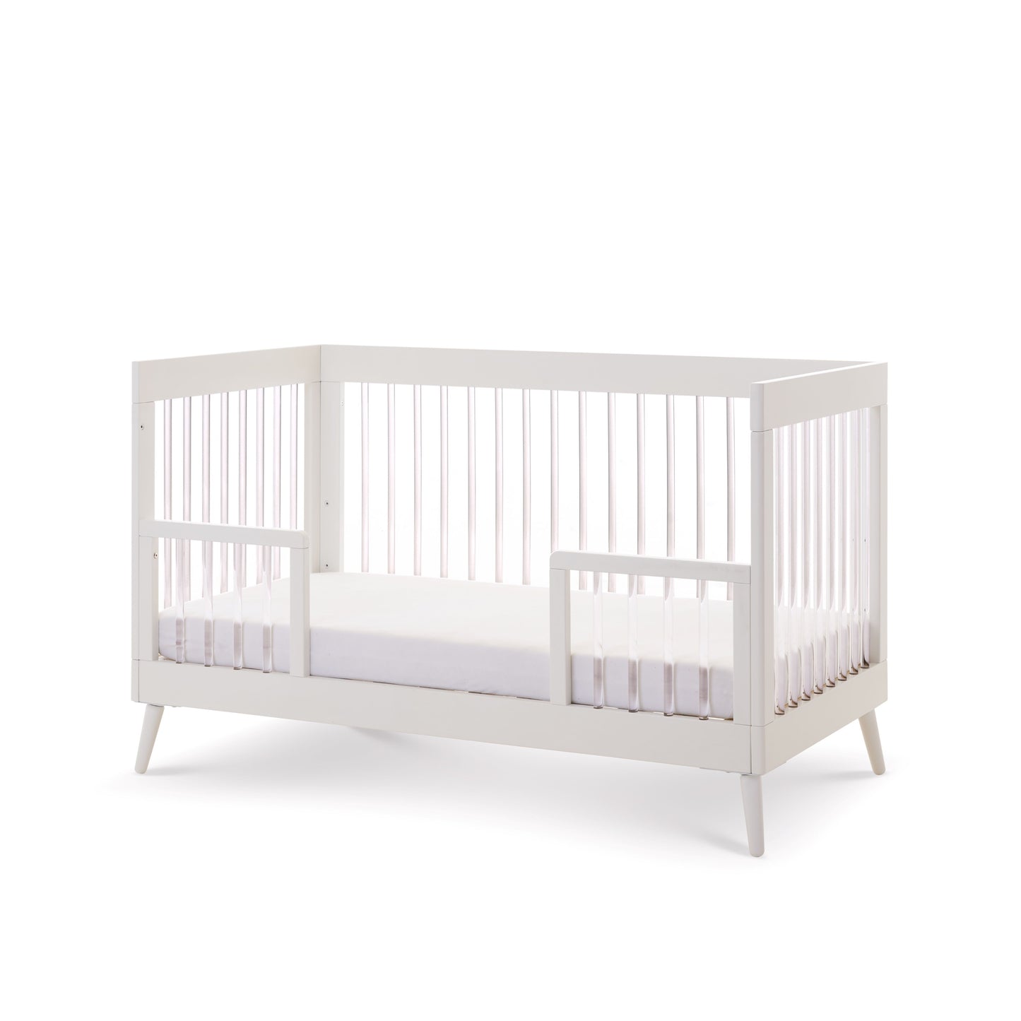 Obaby Maya Cot Bed - White with Acrylic