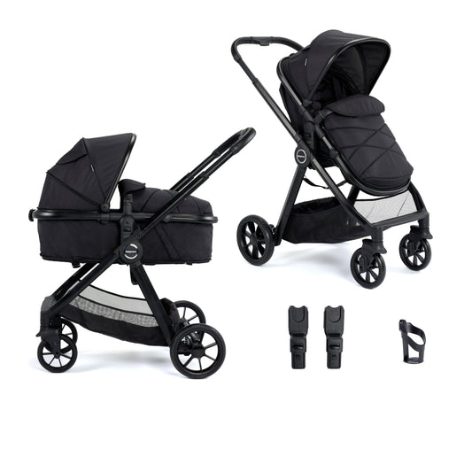 Babymore Mimi 2 in 1 Pram Pushchair - Black