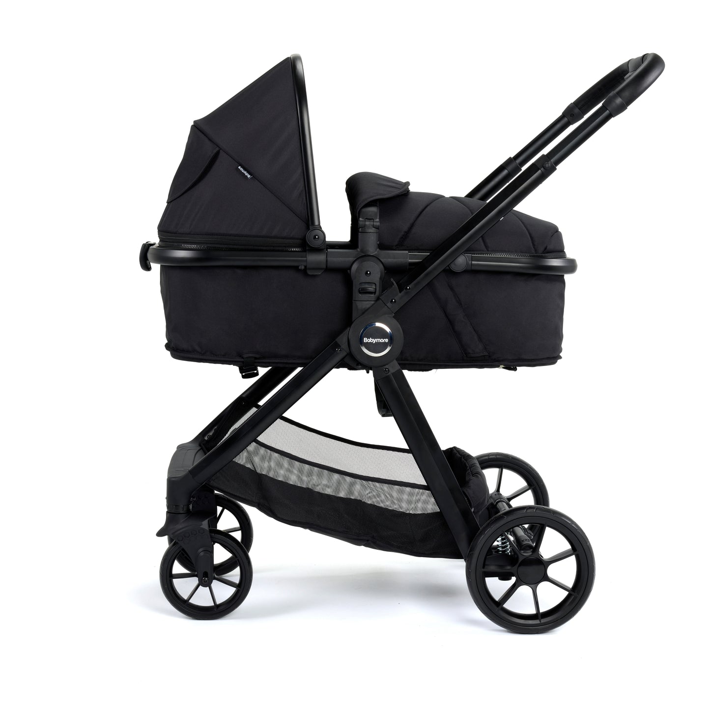 Babymore Mimi 2 in 1 Pram Pushchair - Black