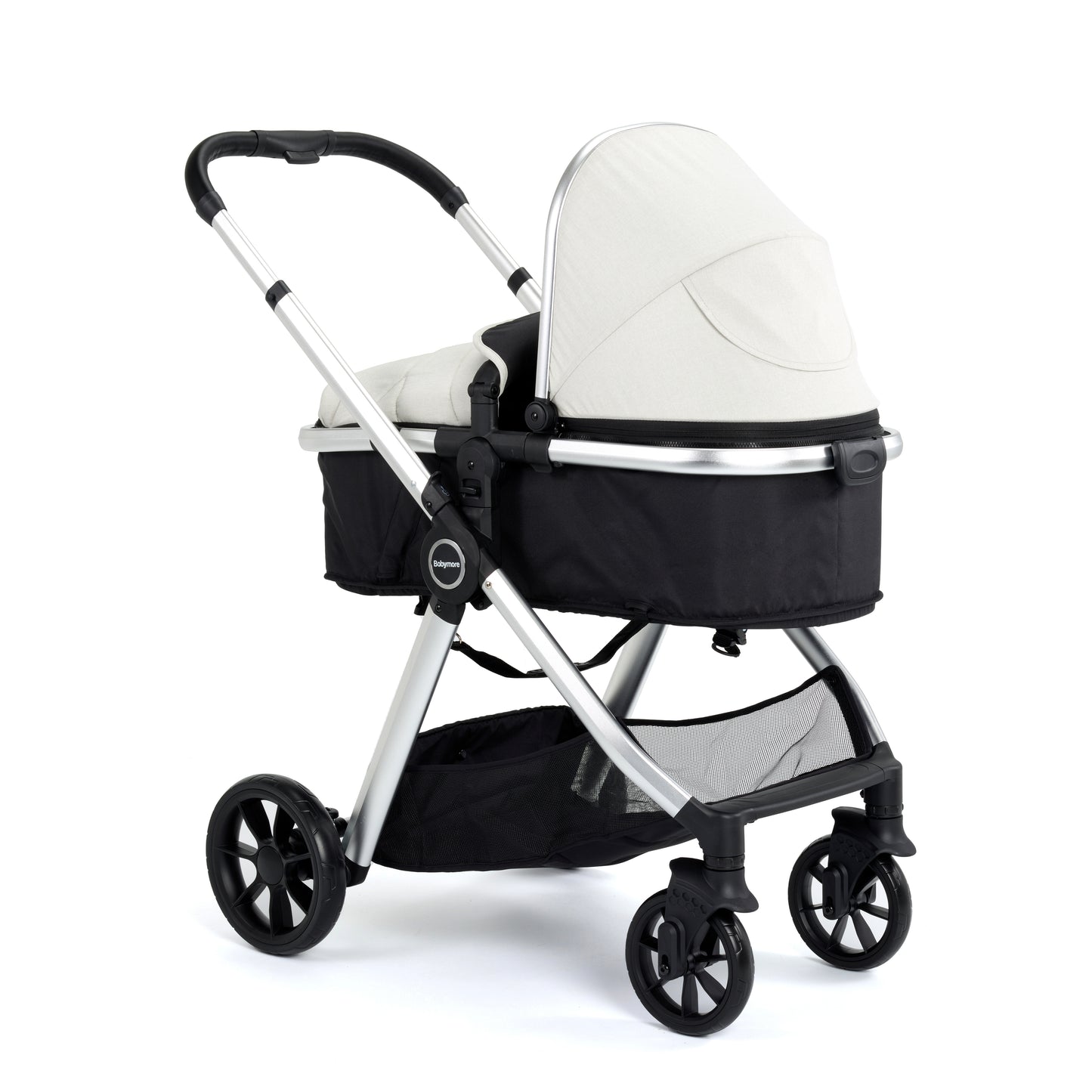 Babymore Mimi 2 in 1 Pram Pushchair - Silver