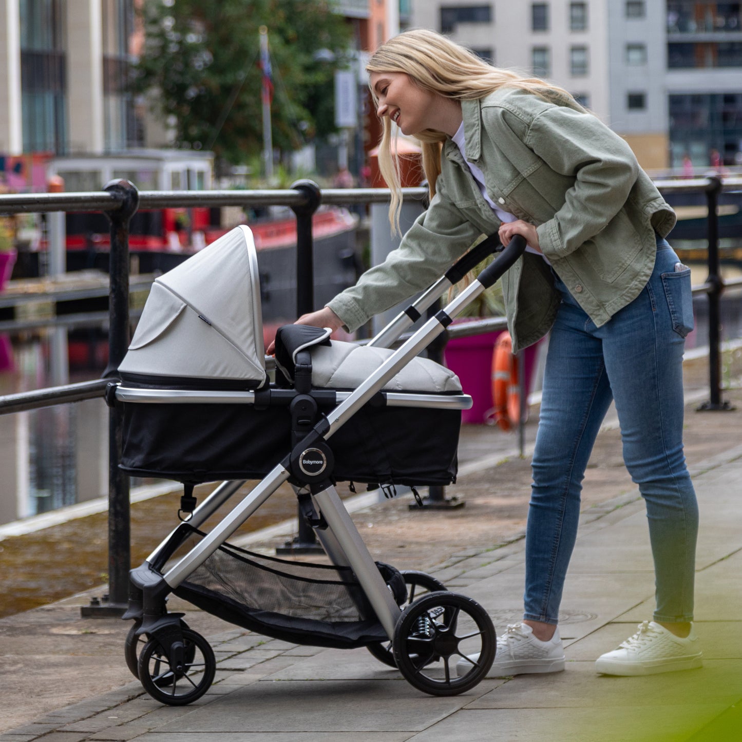 Babymore Mimi Travel System Coco Car Seat - Silver