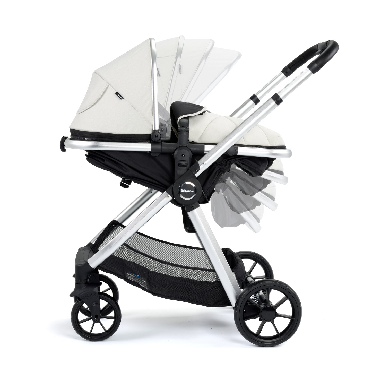 Babymore Mimi Travel System Coco Car Seat - Silver