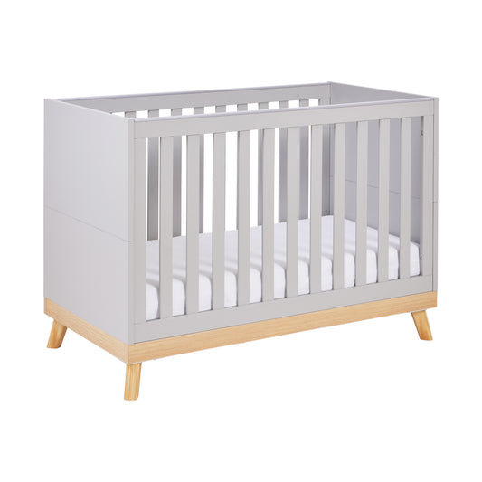 Babymore Mona Mini Cot Bed -Grey