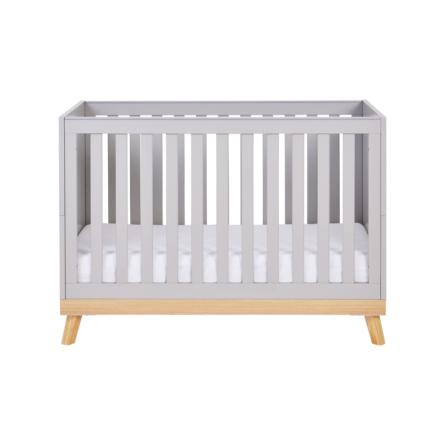 Babymore Mona Mini Cot Bed -Grey