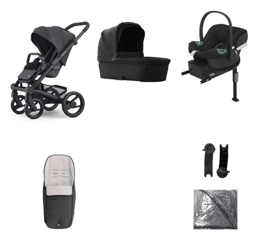 Mutsy Nio Bundle Shade 8 Aton B2 and Base, Stroller frame,seat,carrycot, Footmuff, car seat adaptors