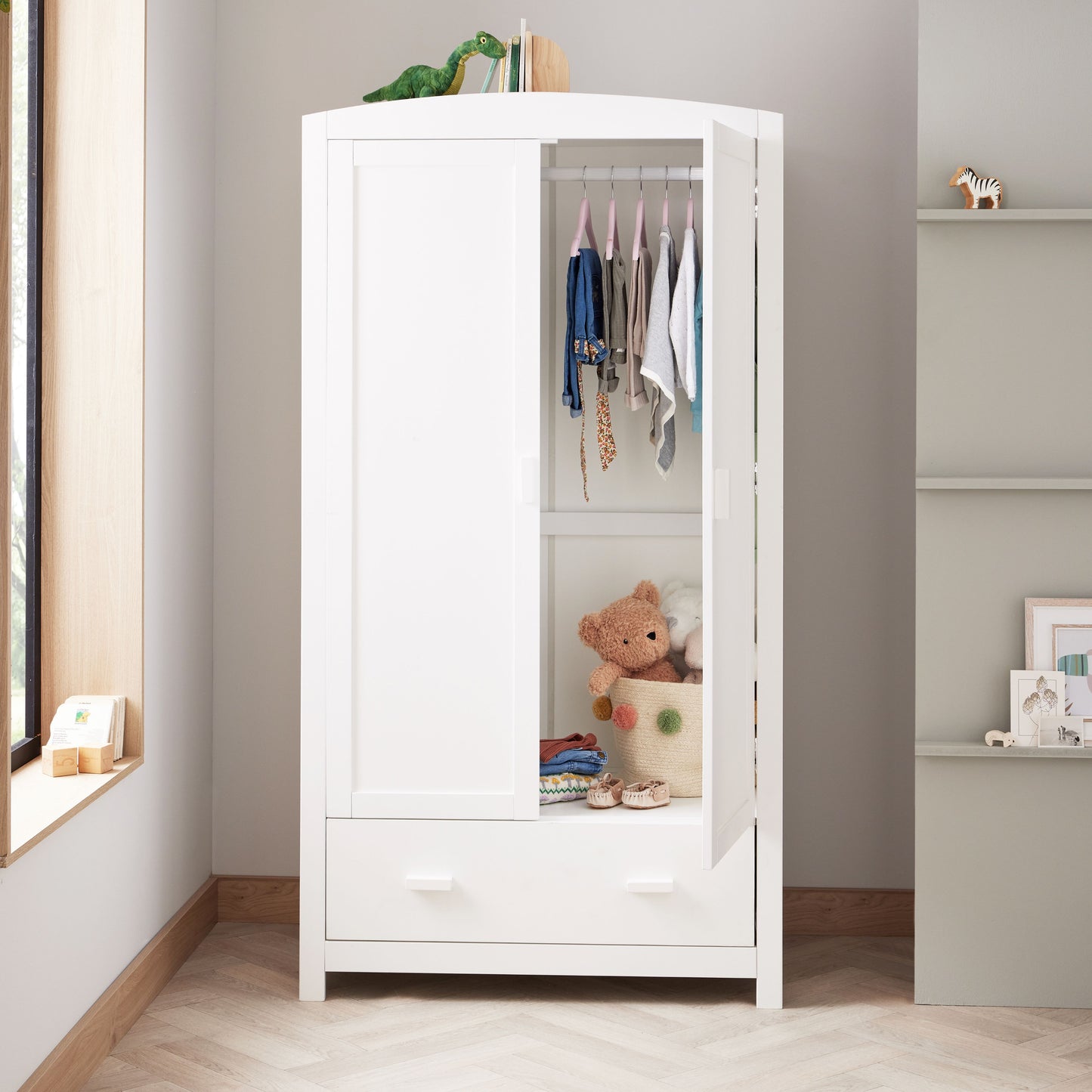 Babymore Universal Nursery Wardrobe - White