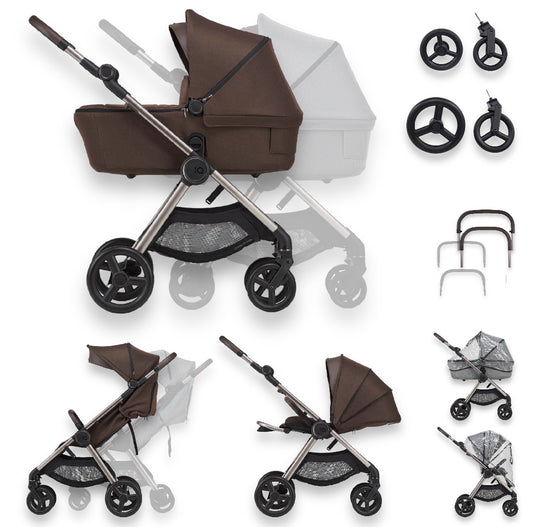 Anex IQ Stroller 2 in 1 Premium Frame - Teddy