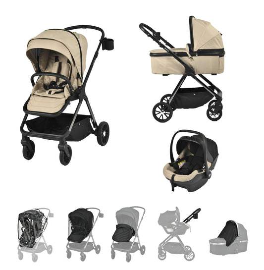 Viano Matrix 3 in 1 Travel System - Sand